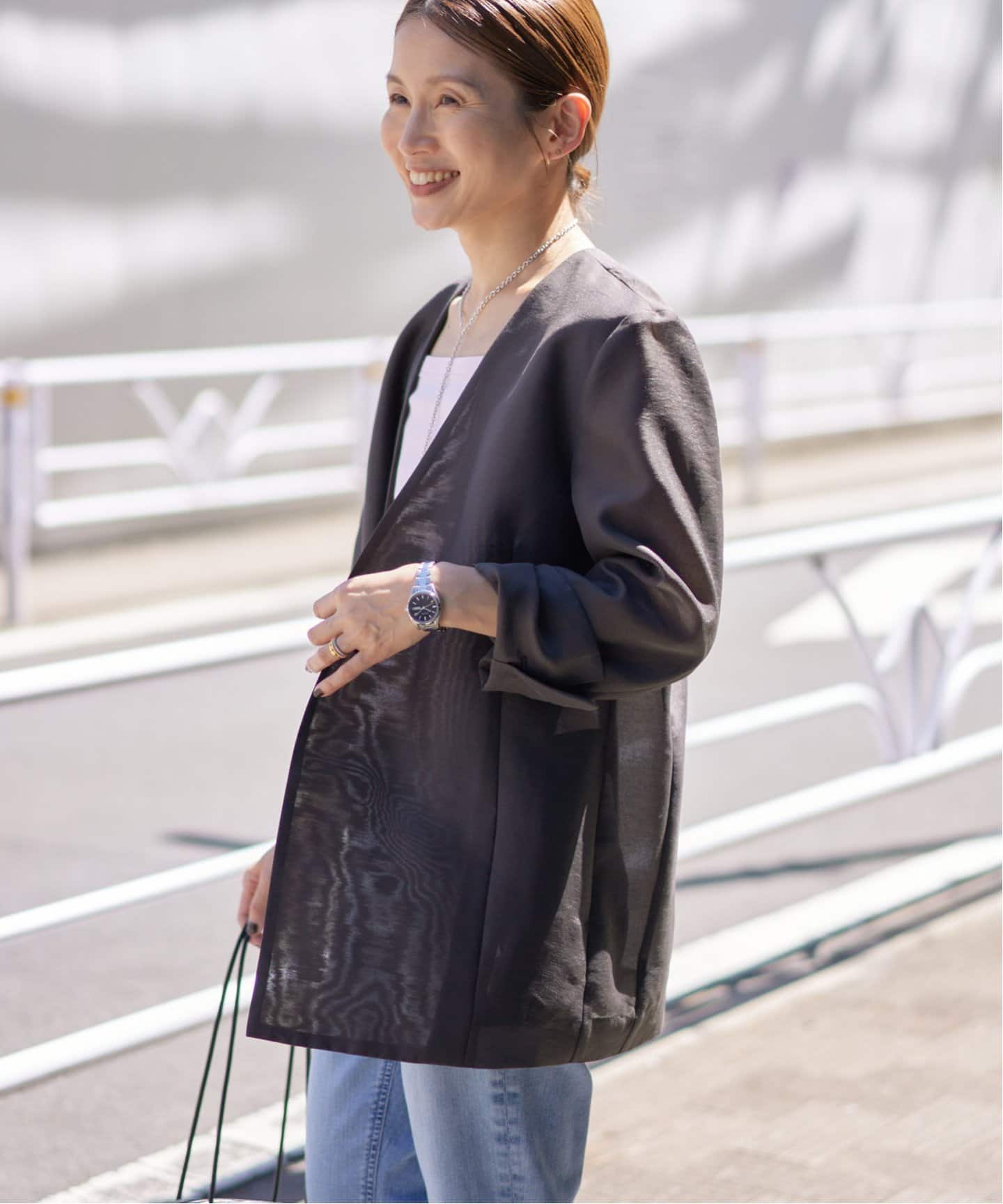 シアージャケット（ノーカラージャケット）｜IENA（イエナ）の通販