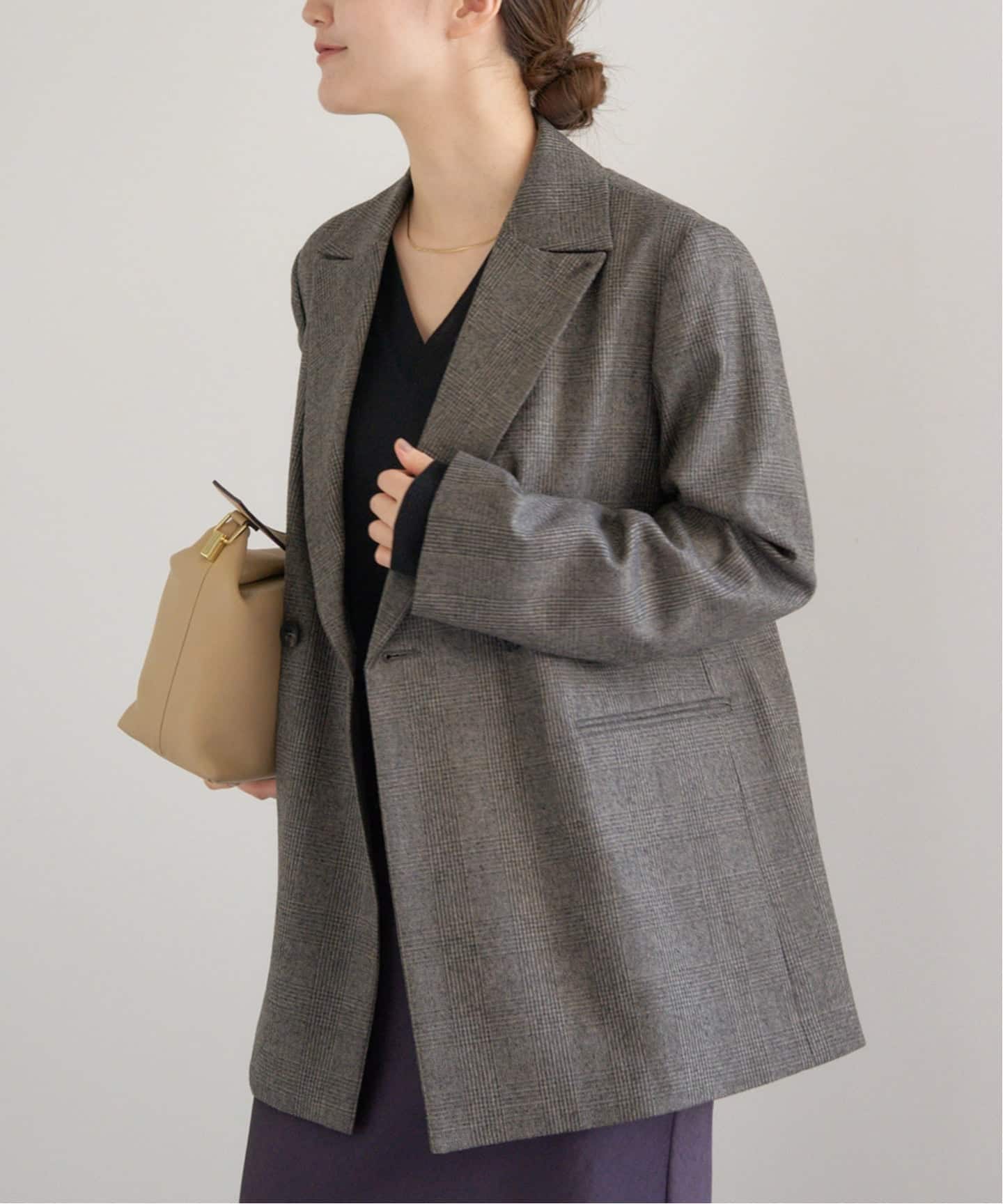 グレンチェックジャケット（テーラードジャケット）｜IENA（イエナ）の