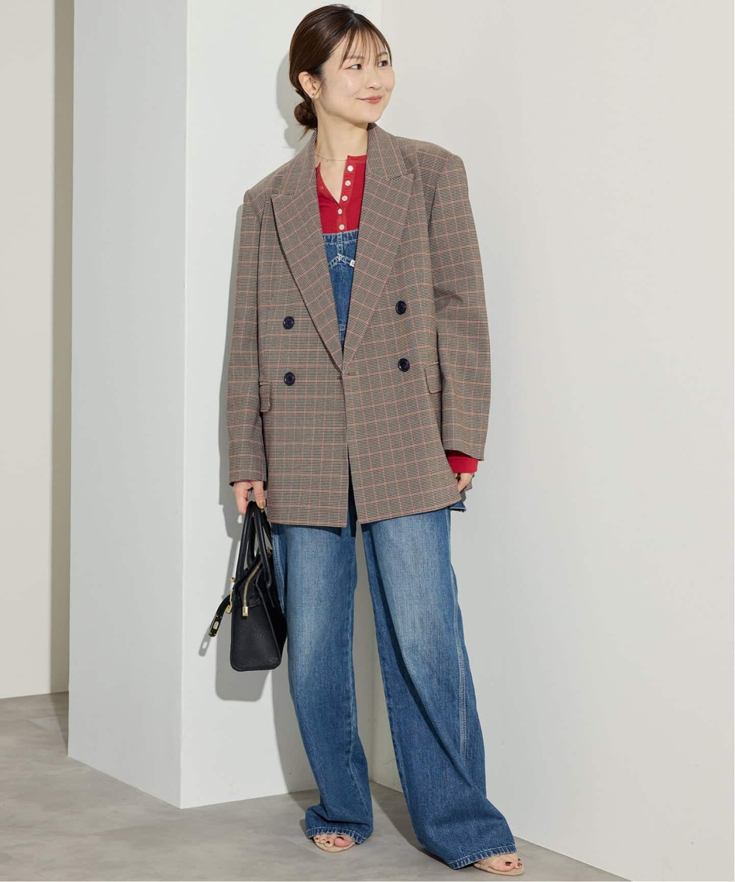 チェックビックジャケット（テーラードジャケット）｜SLOBE IENA