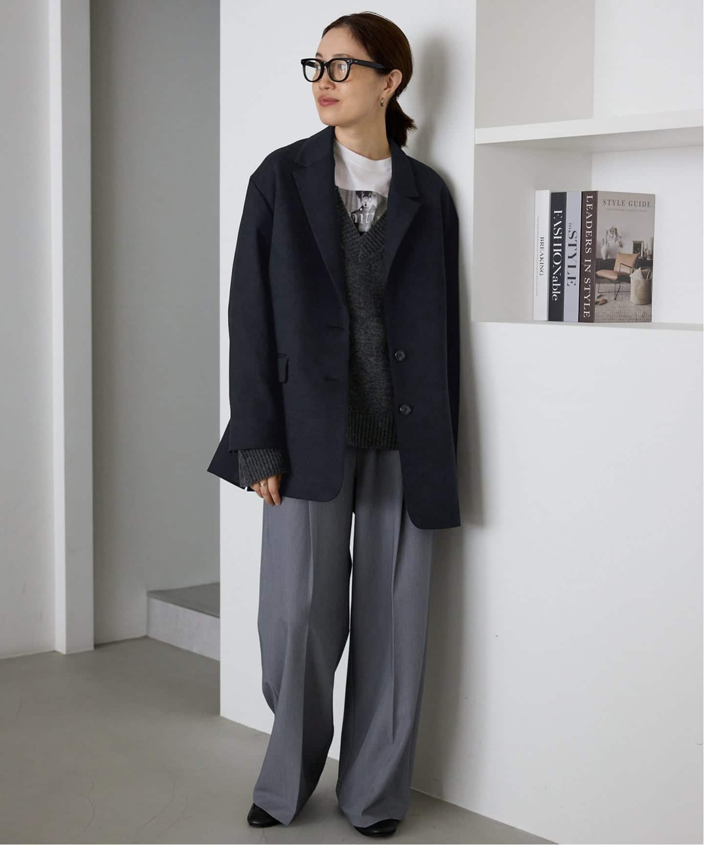 追加》PE SHARK ビッグジャケット（テーラードジャケット）｜SLOBE