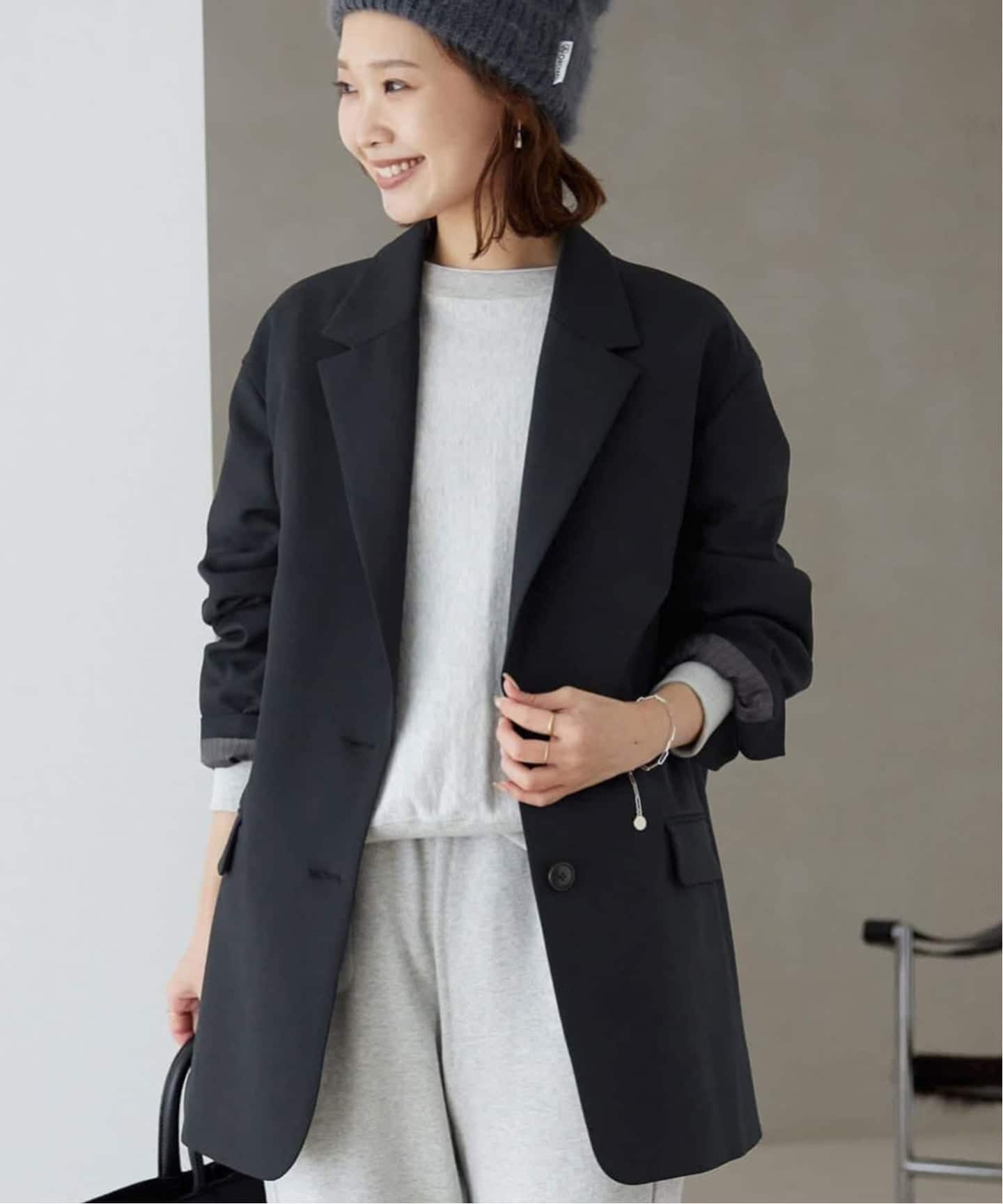 追加》PE SHARK ビッグジャケット（テーラードジャケット）｜SLOBE