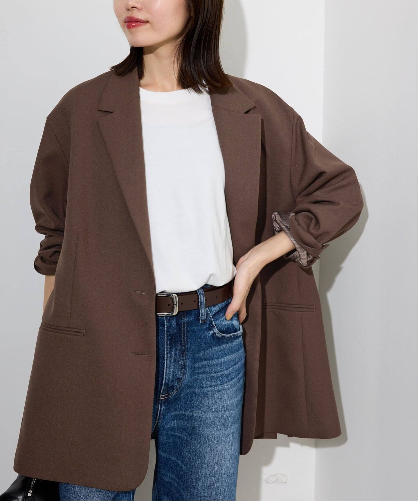 追加2》PE SHARK ビッグジャケット（テーラードジャケット）｜SLOBE