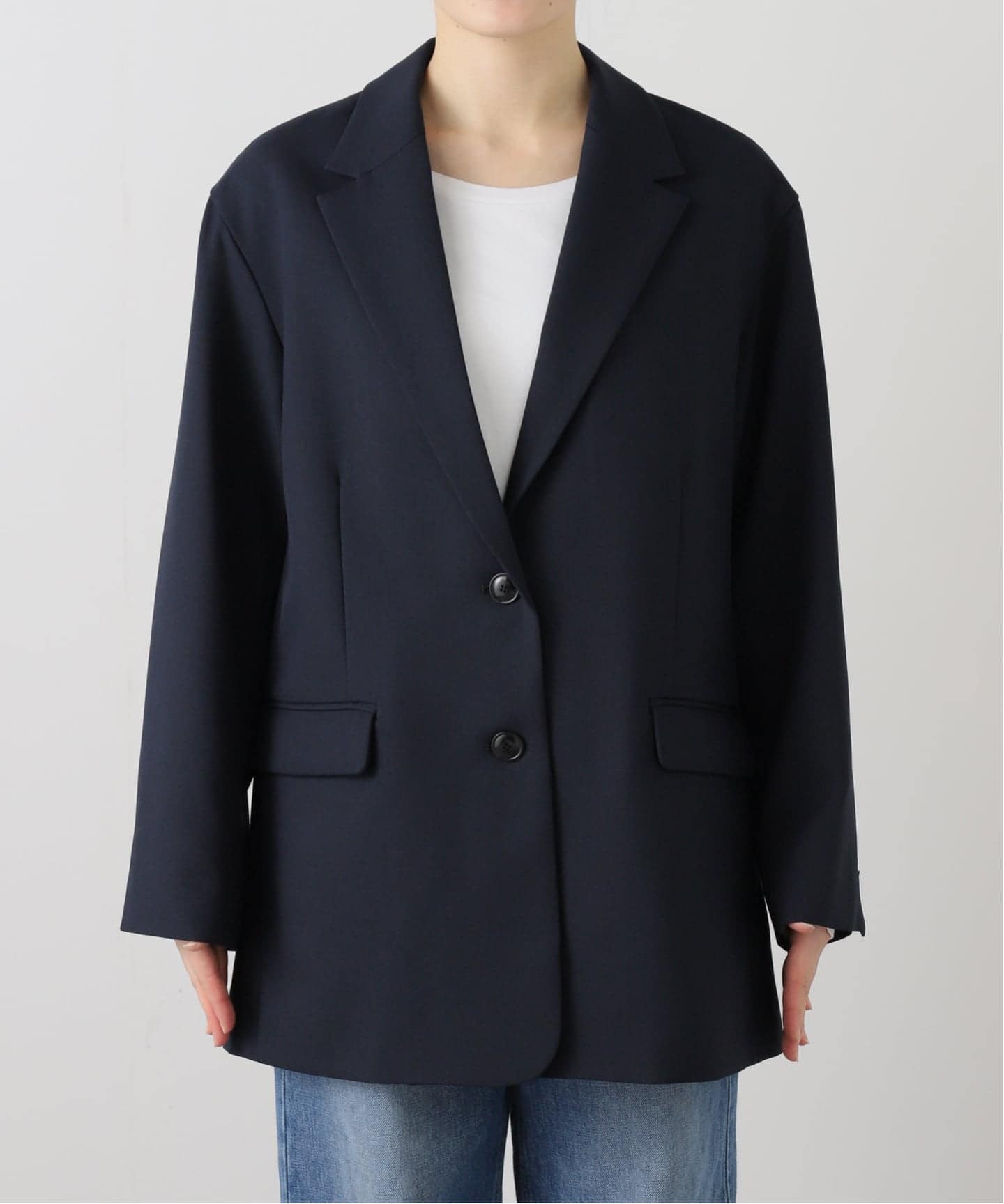 追加2》PE SHARK ビッグジャケット（テーラードジャケット）｜SLOBE