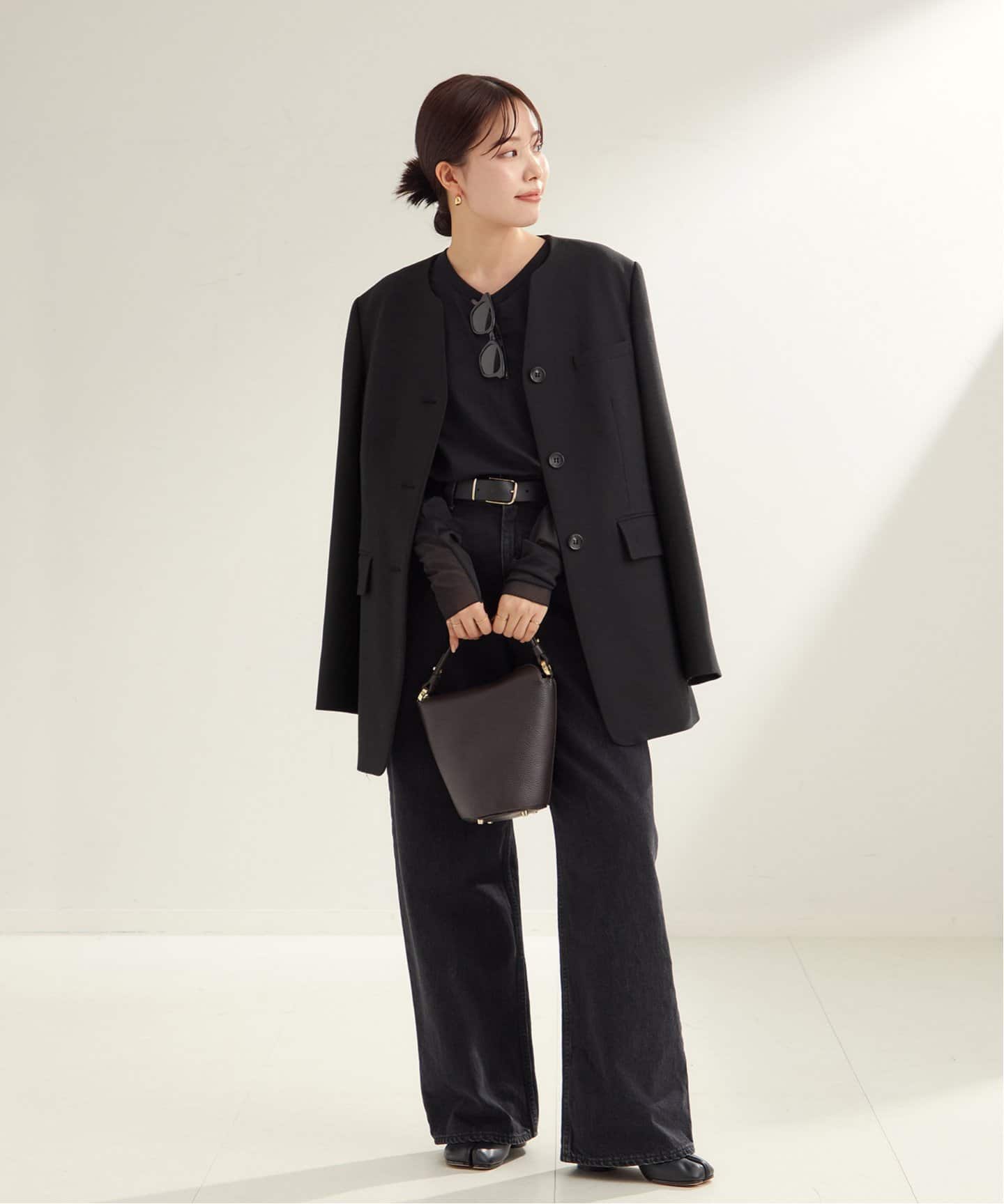 R'IAM シェイプノーカラージャケット（ノーカラージャケット）｜Plage