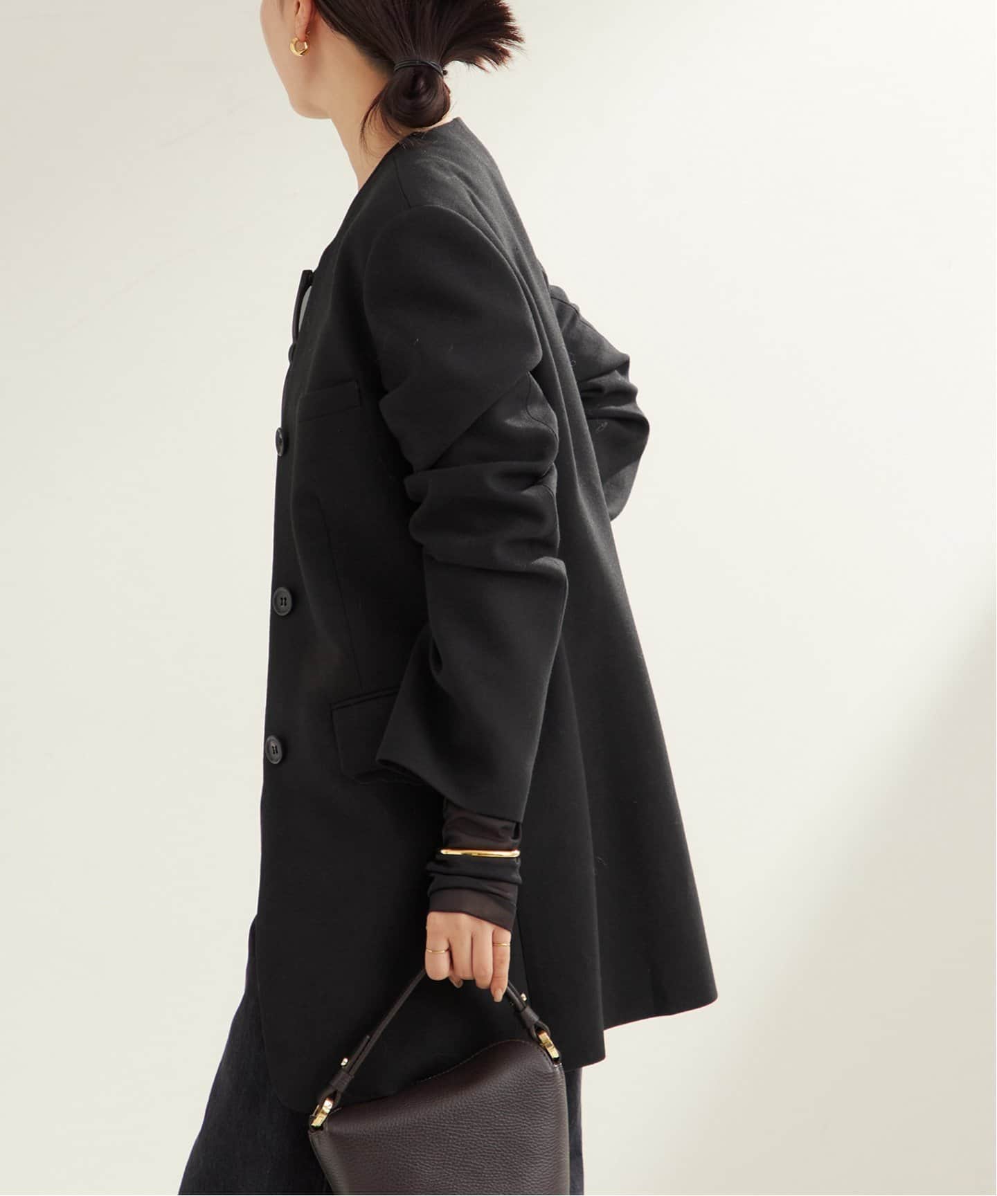 R'IAM シェイプノーカラージャケット（ノーカラージャケット）｜Plage