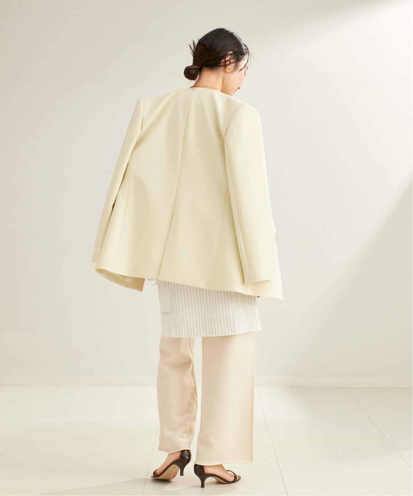 R'IAM シェイプノーカラージャケット（ノーカラージャケット）｜Plage