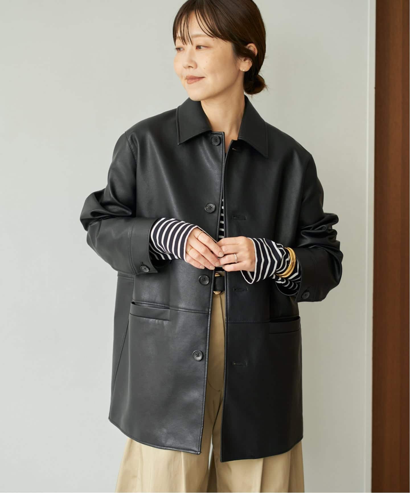 Leather Like Car コート（その他ブルゾン／アウター）｜Plage