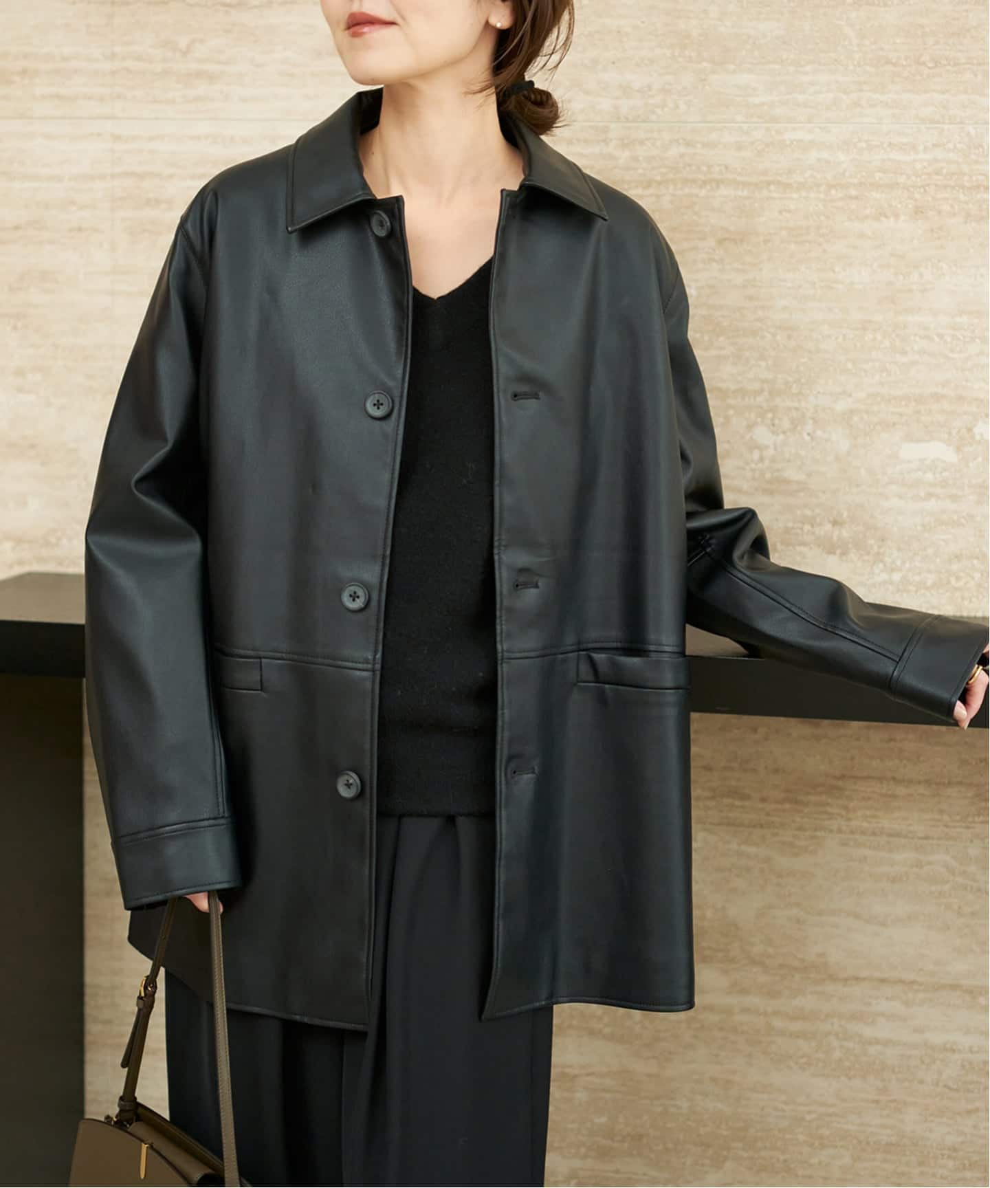 Leather Like Car コート（その他ブルゾン／アウター）｜Plage