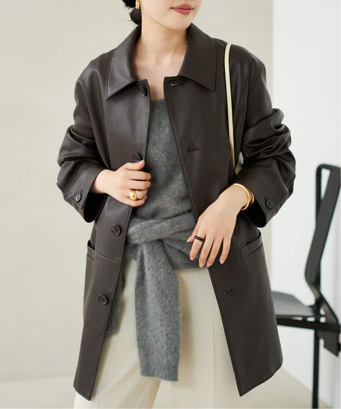 Leather Like Car コート（その他ブルゾン／アウター）｜Plage