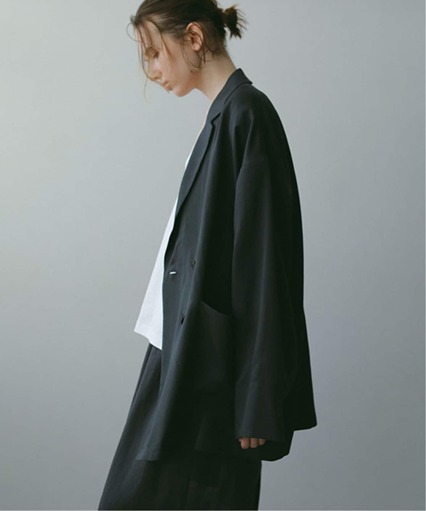 ETRE TOKYO ダブルブレストエアリージャケット（テーラードジャケット