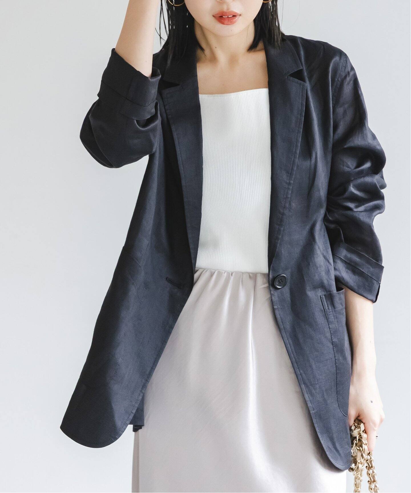 追加》ラミーシアーライトジャケット（テーラードジャケット）｜NOBLE