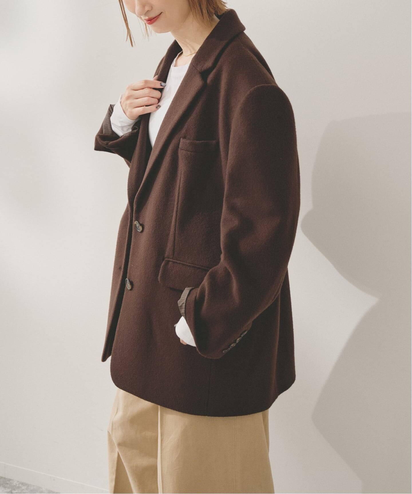 Higuchi*S ビーバーオーバージャケット（テーラードジャケット