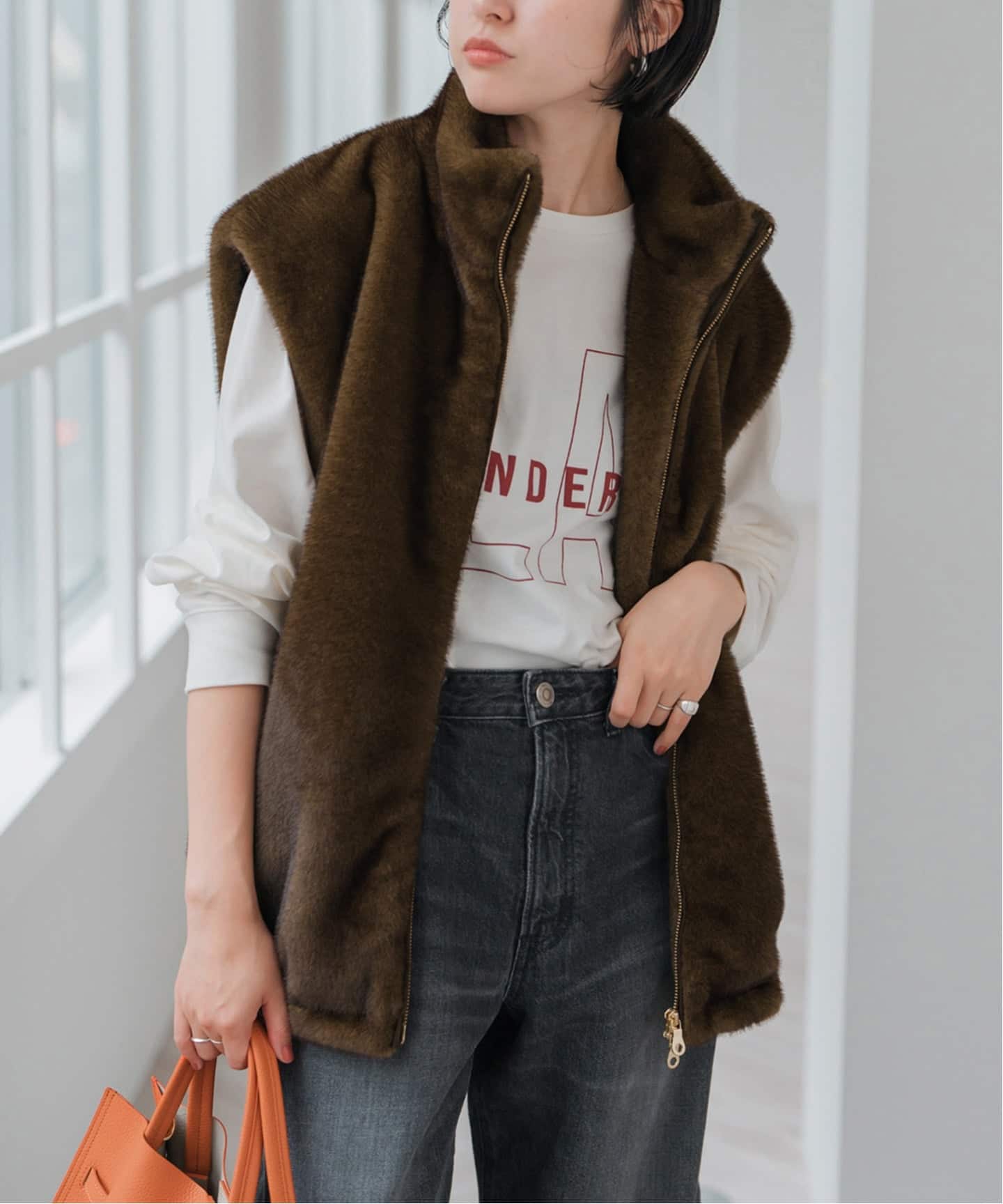 ショートエコファーベスト（ベスト）｜Spick and Span（スピック