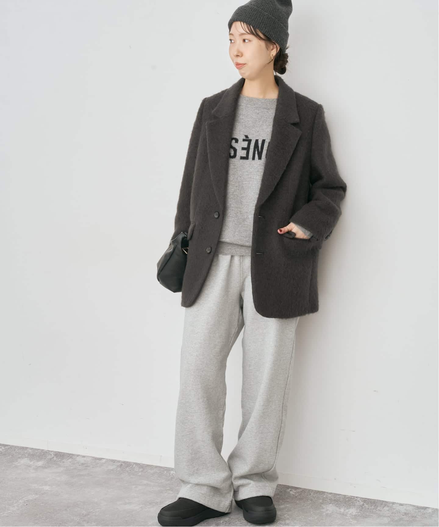 モヘヤブレンド シャギージャケット（その他ブルゾン／アウター