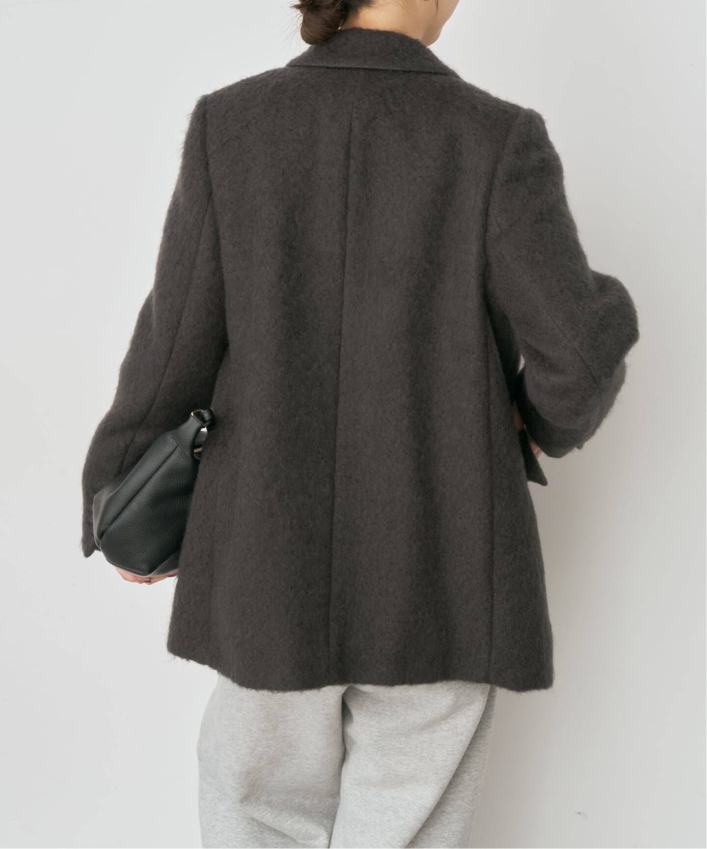 モヘヤブレンド シャギージャケット（その他ブルゾン／アウター