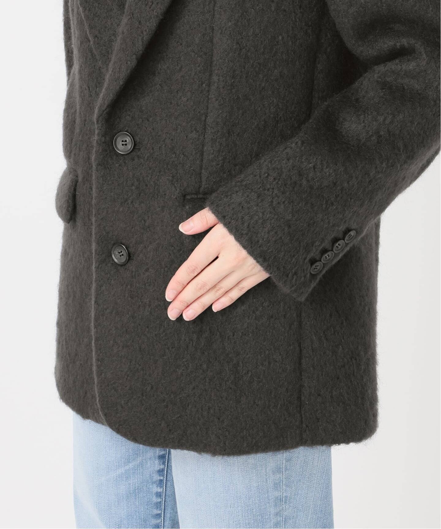 モヘヤブレンド シャギージャケット（その他ブルゾン／アウター