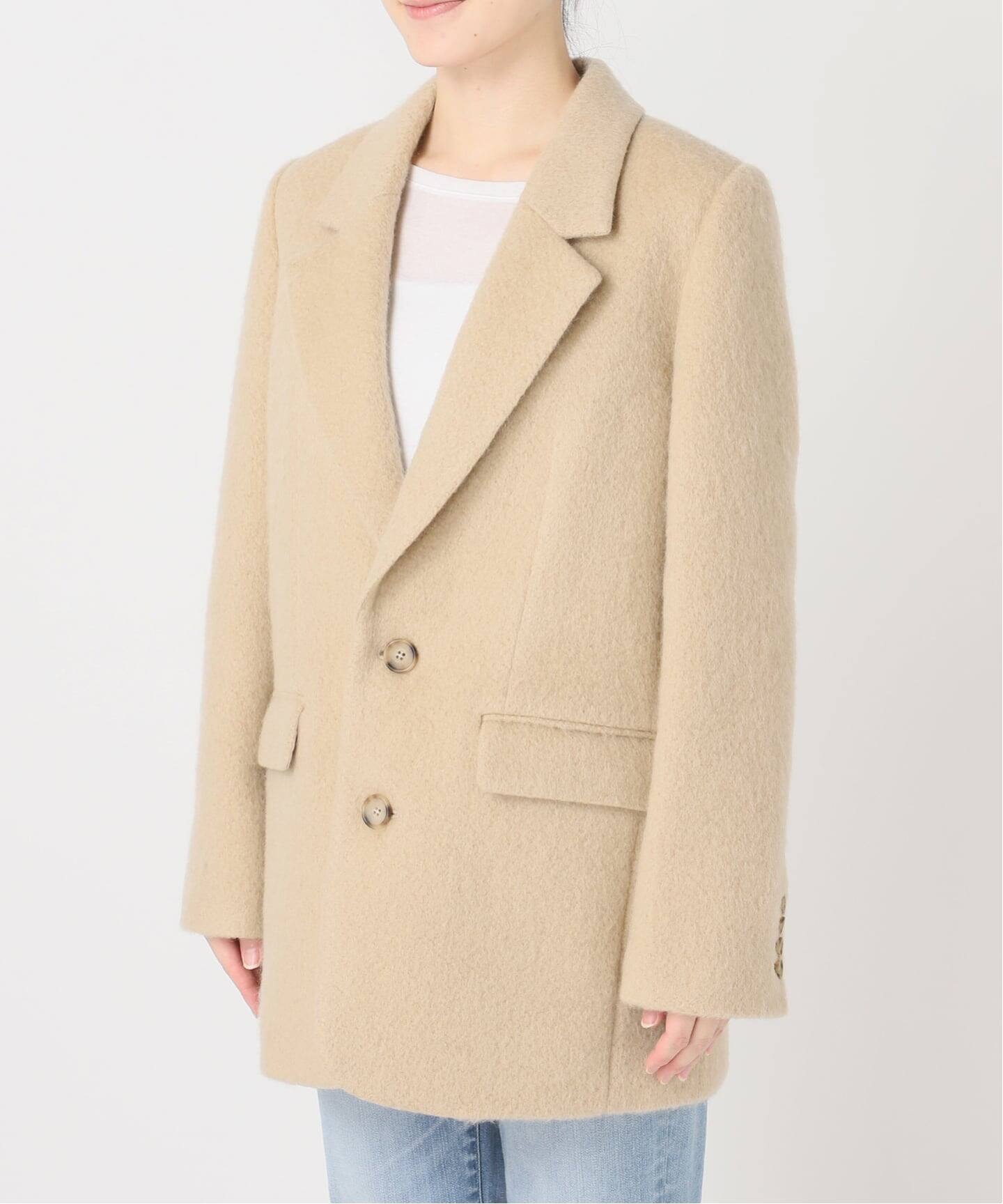 モヘヤブレンド シャギージャケット（その他ブルゾン／アウター