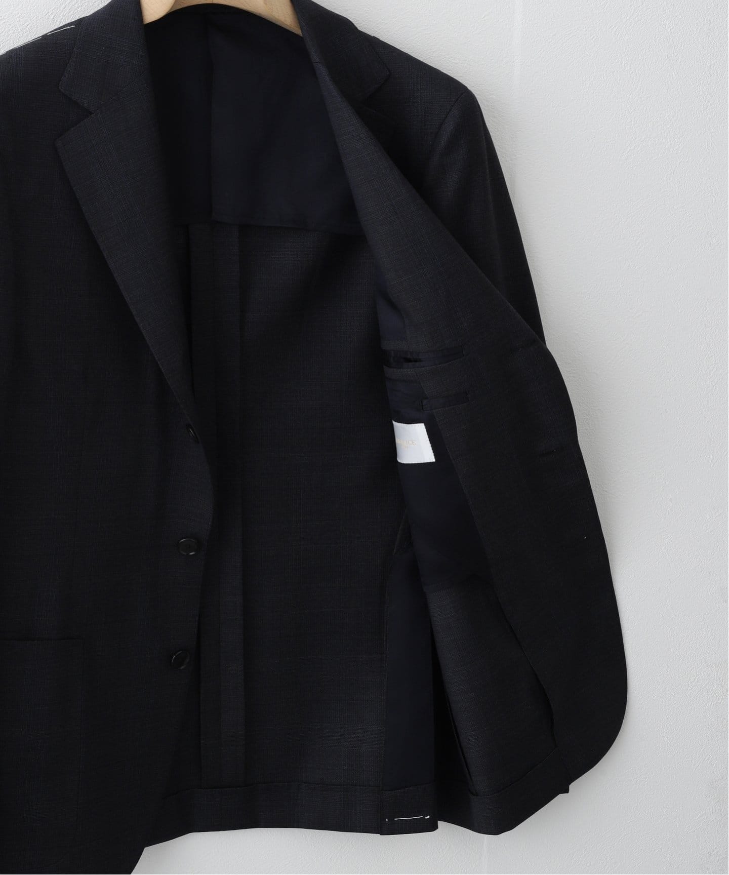 D.JK.3ボタン チェック(ロロピアーナ) （テーラードジャケット