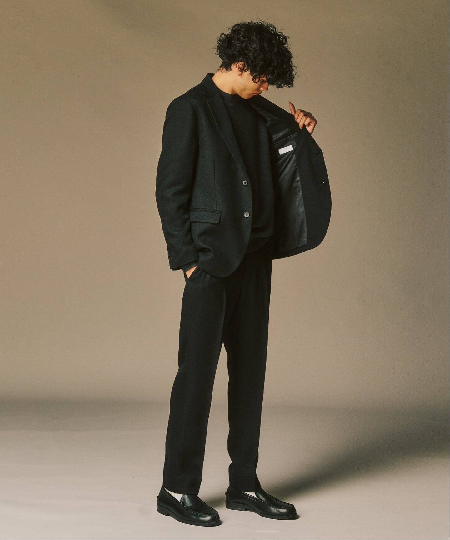 ミックス ツイードセットアップ ”ジャケット1点+パンツ1点” の2点