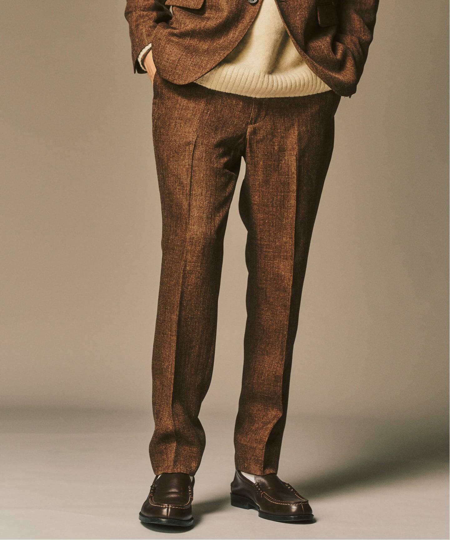 ミックス ツイードセットアップ ”ジャケット1点+パンツ1点” の2点