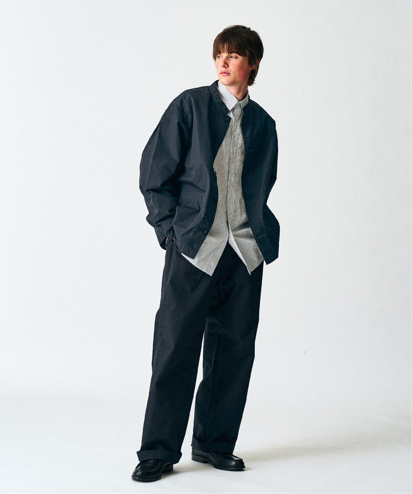 NANAMICA / ナナミカ 417別注 バンドカラーシャツジャケット（その他