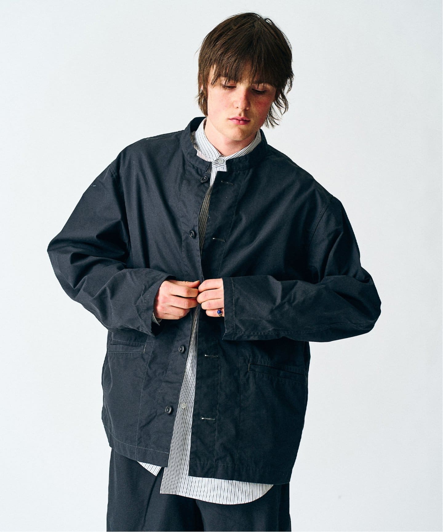 NANAMICA / ナナミカ 417別注 バンドカラーシャツジャケット（その他