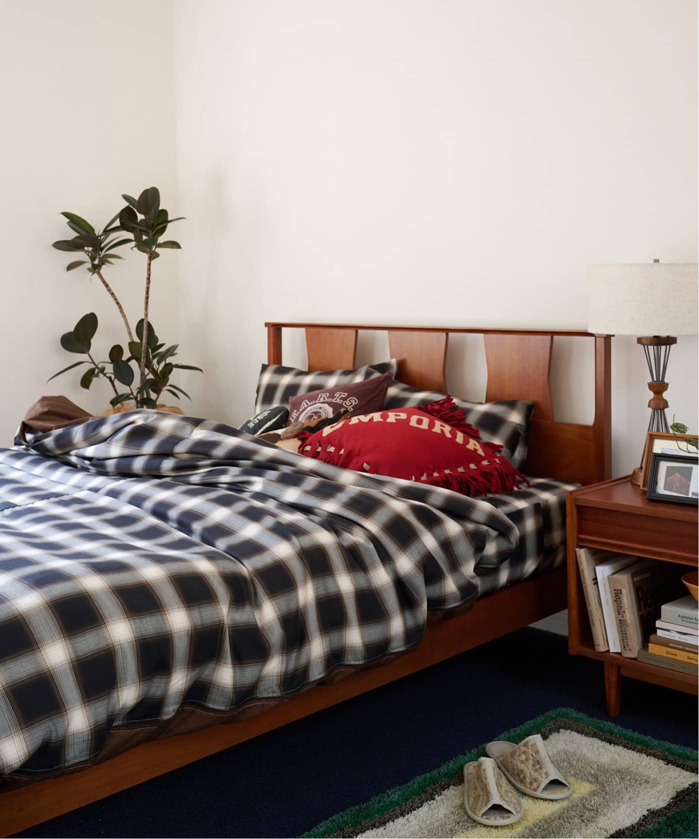 OMBRE CHECK DUVET COVER D 掛け布団カバー ダブル（インテリア