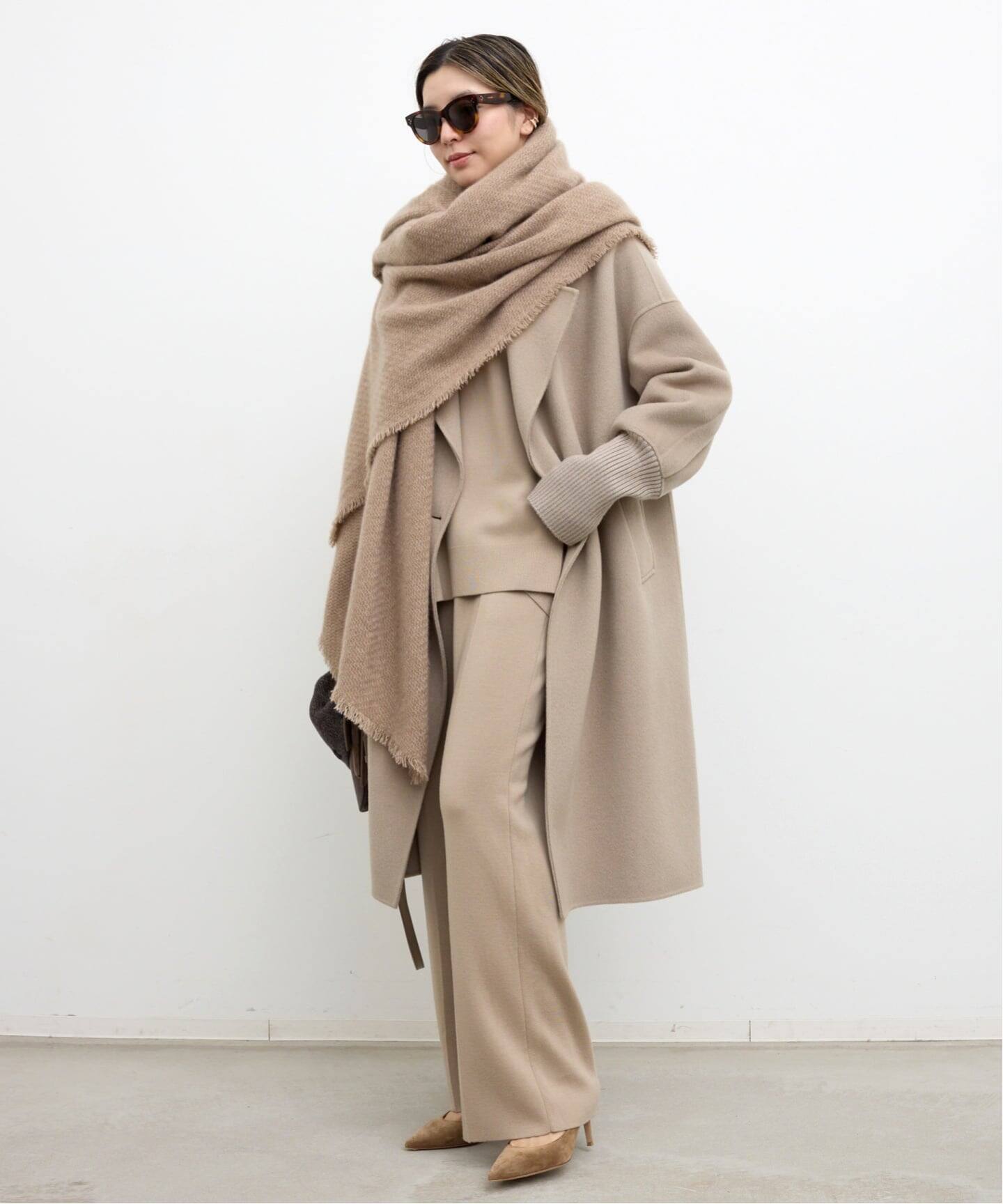 LOU ANDREA/ルーアンドレア】 RIB WOOL COAT（その他ブルゾン