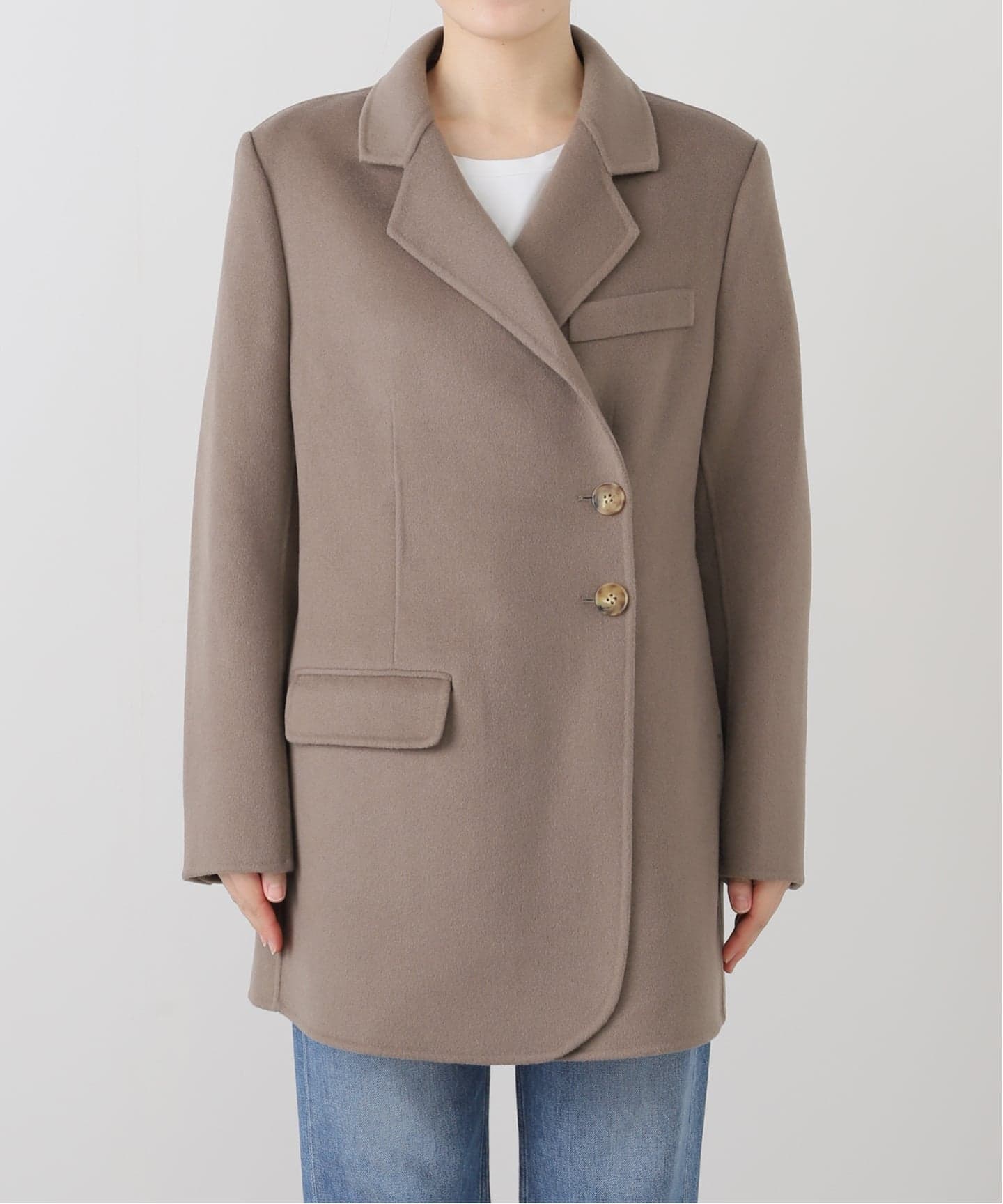 LOU ANDREA/ルーアンドレア】DOUBLE FACE JACKET COAT（その他ブルゾン