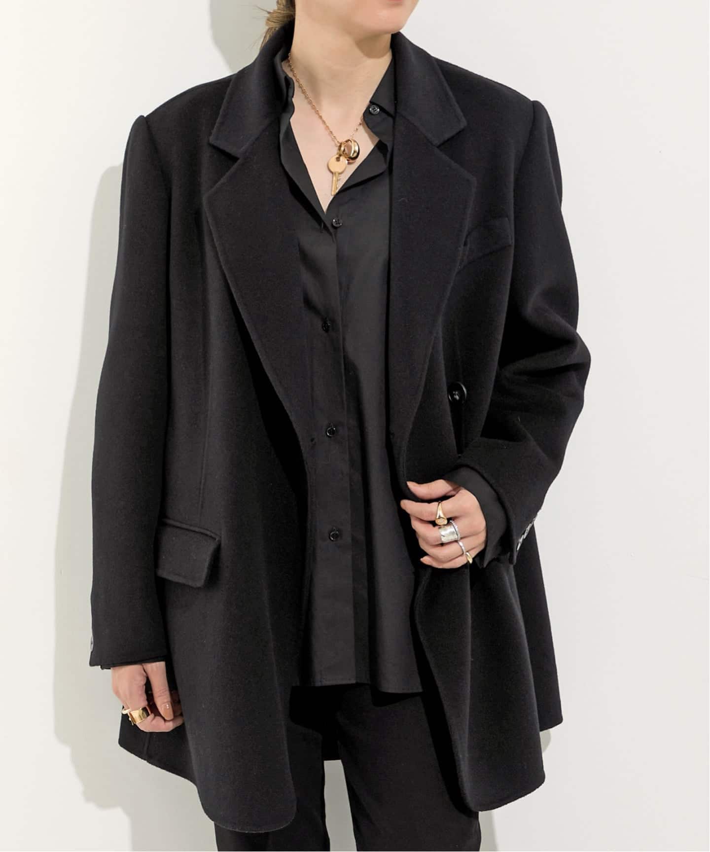 LOU ANDREA/ルーアンドレア】DOUBLE FACE JACKET COAT（その他ブルゾン