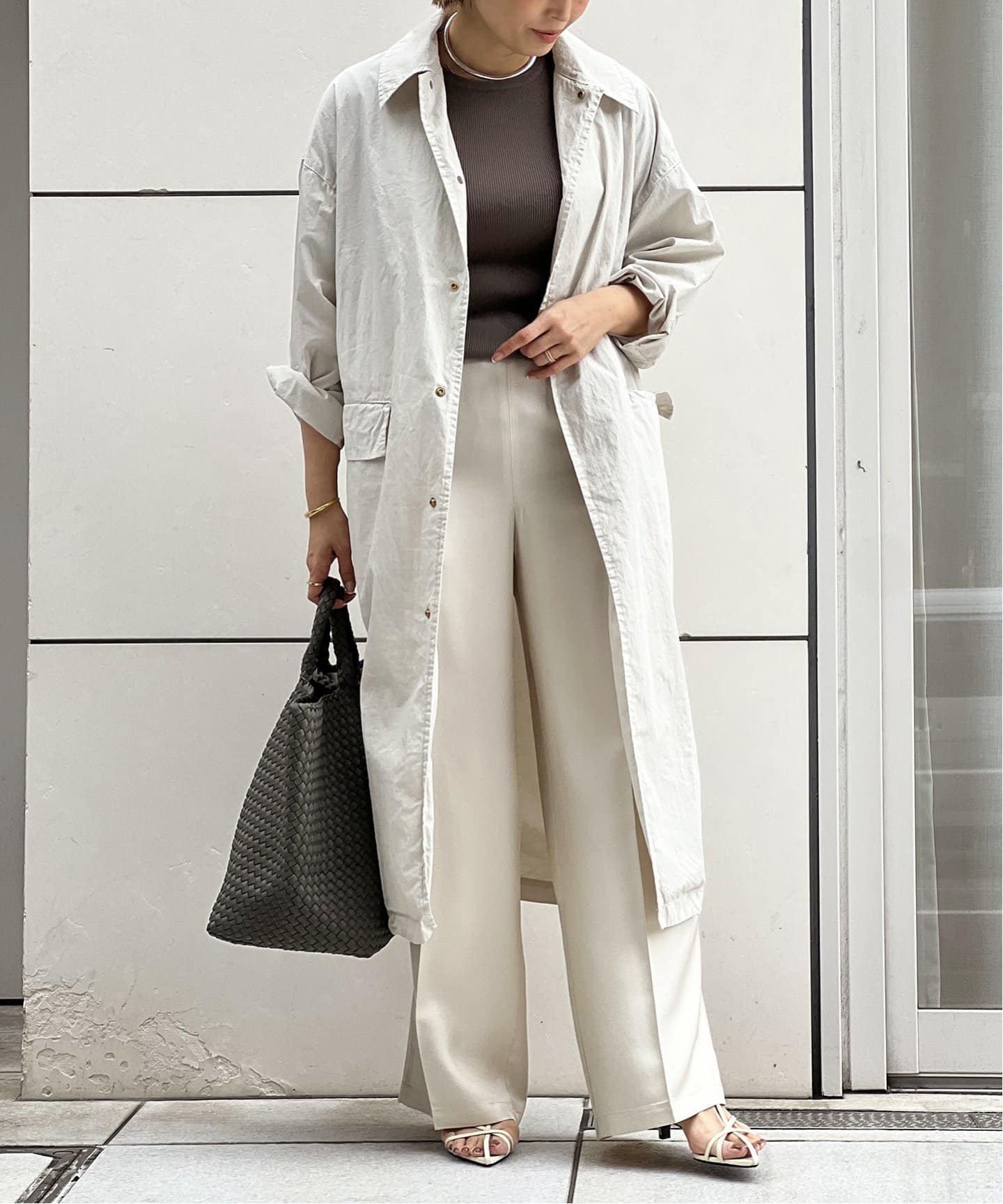 Captivating コート（ステンカラーコート）｜Deuxieme Classe