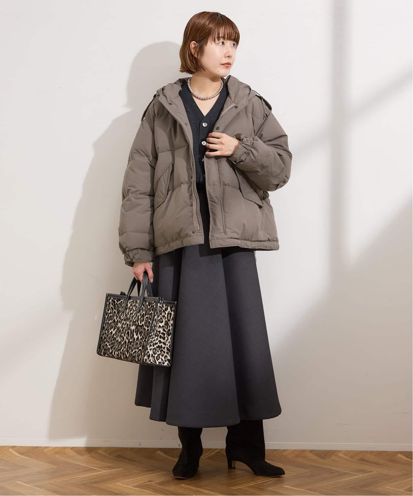 追加》【STAMMBAUM】*LESSAGEショートダウンコート（ダウンジャケット