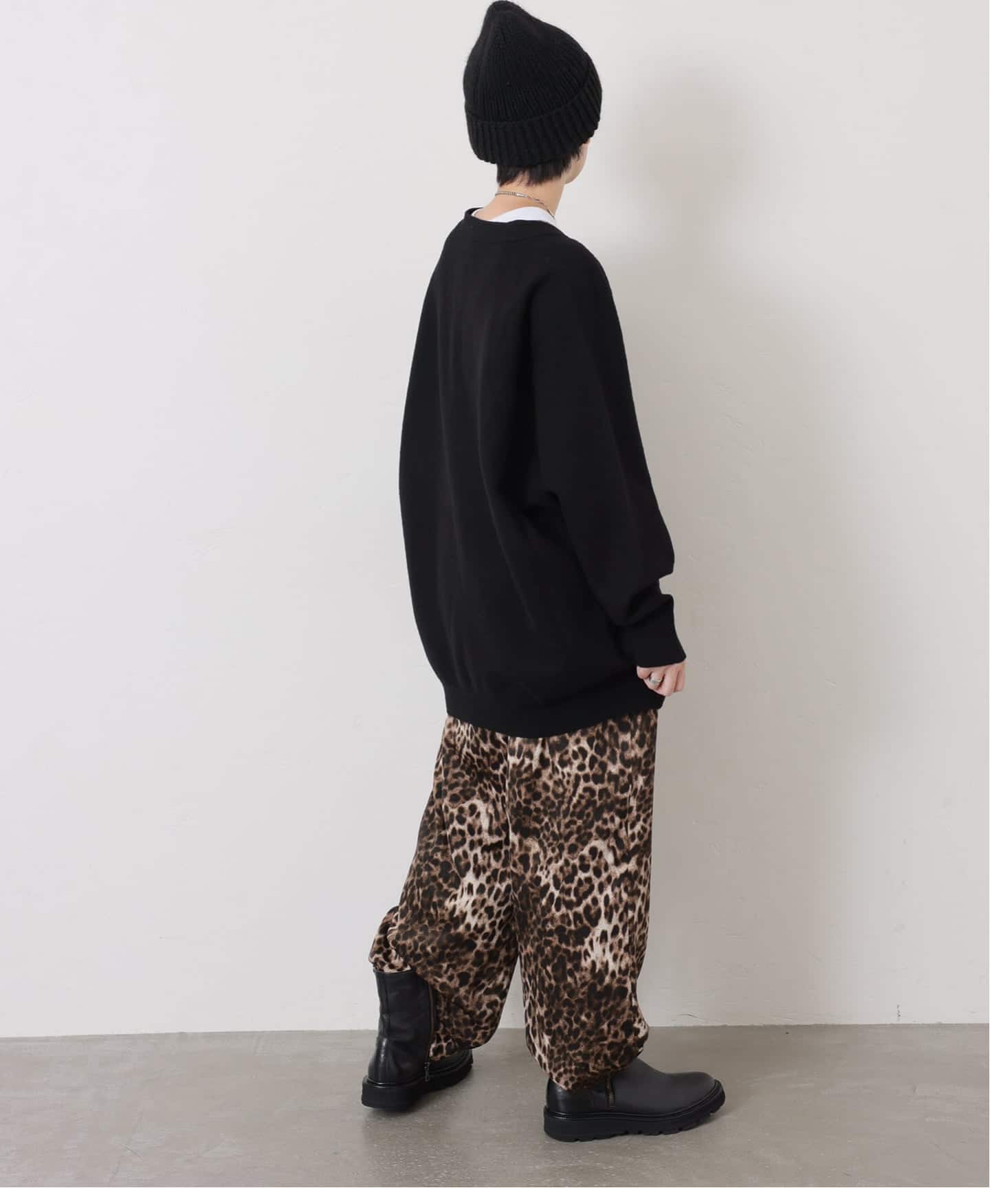 マットサテンレオパ イージーパンツ（その他パンツ）｜journal