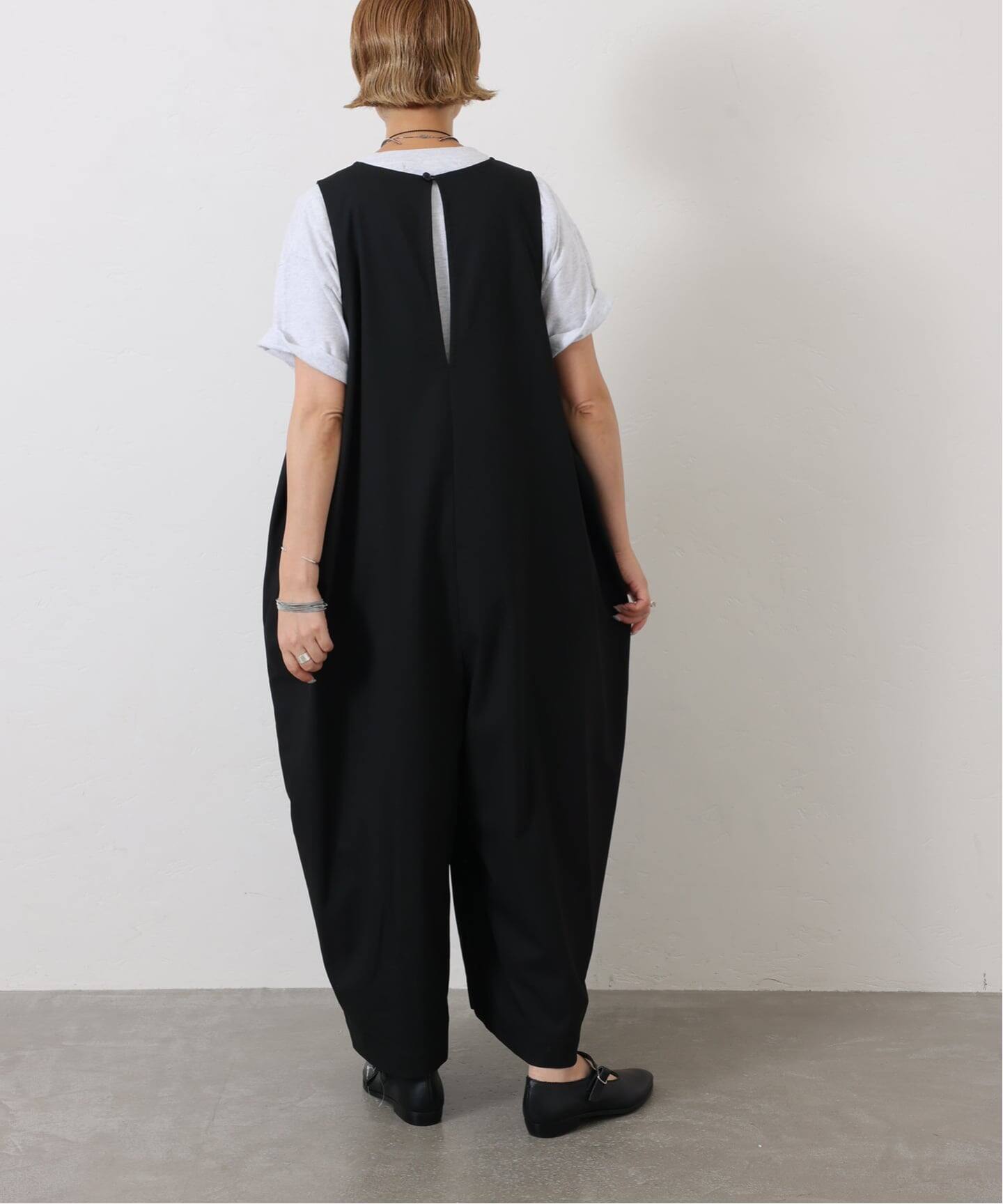 TRツイル Vネックサロペット（サロペット／オーバーオール）｜journal