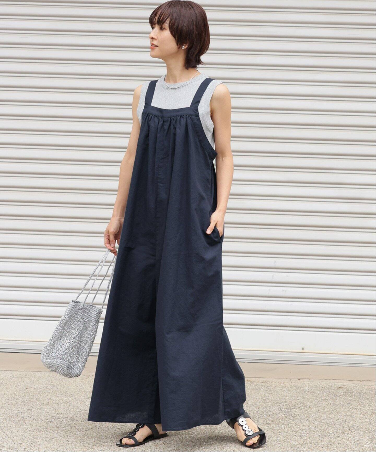 追加2》手洗い可 / ギャザーサロペット（サロペット／オーバーオール