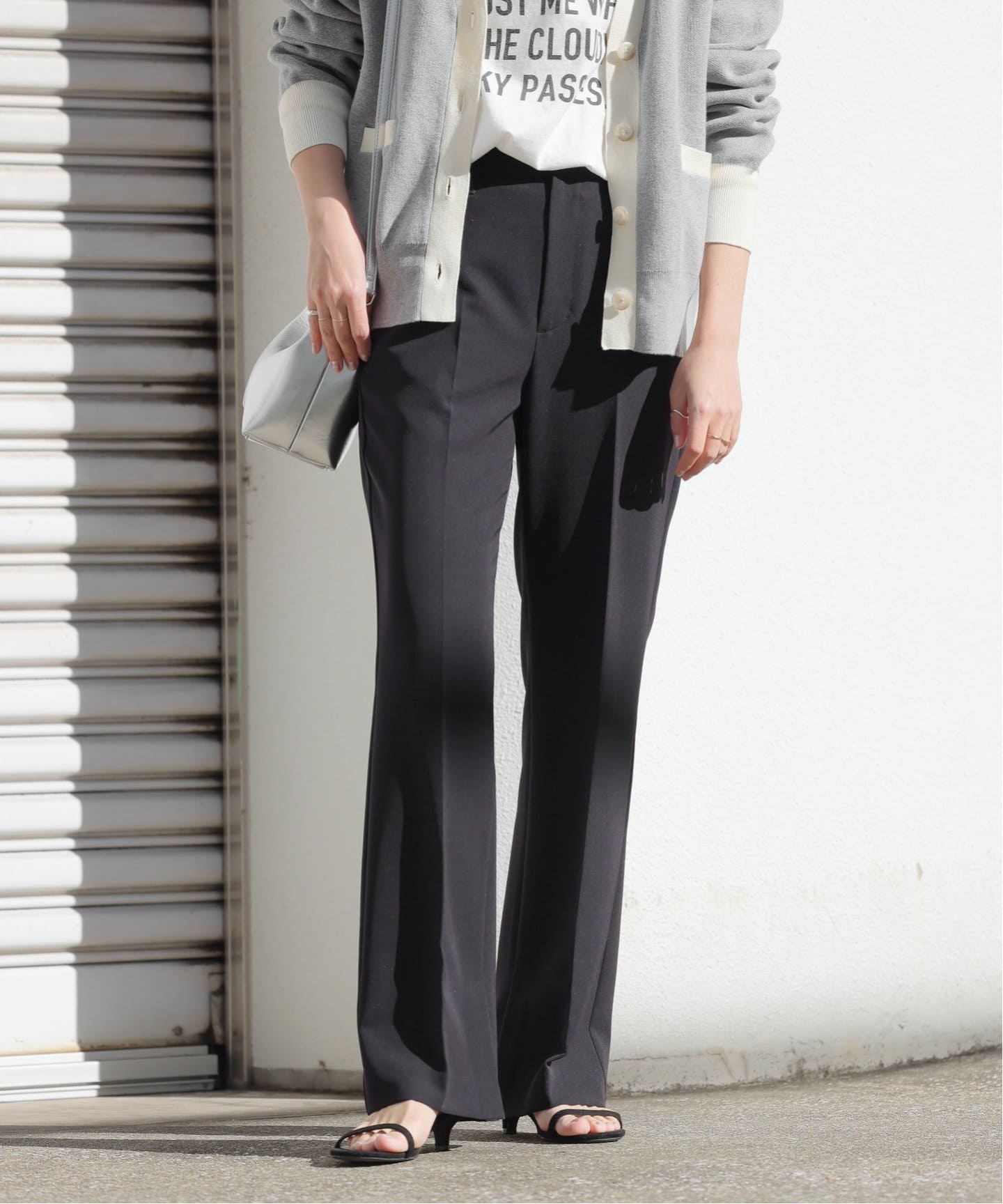 ダブルクロスフレアイージーパンツ（スラックス）｜JOURNAL STANDARD