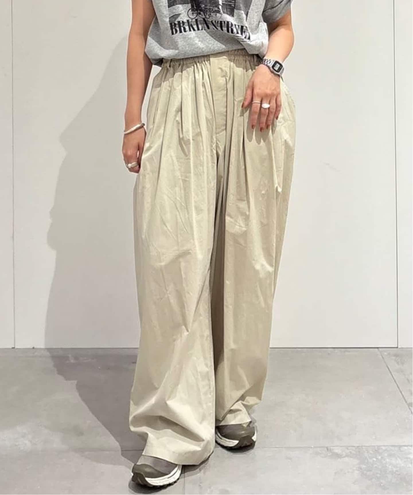 ギャザーボリュームカラーパンツ（その他パンツ）｜JOURNAL STANDARD