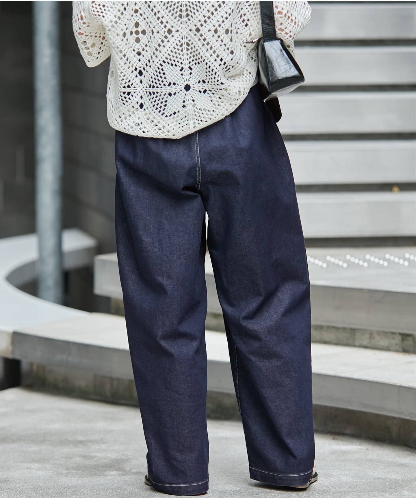 接触冷感】アイシーリラックスデニム（デニムパンツ・ジーンズ