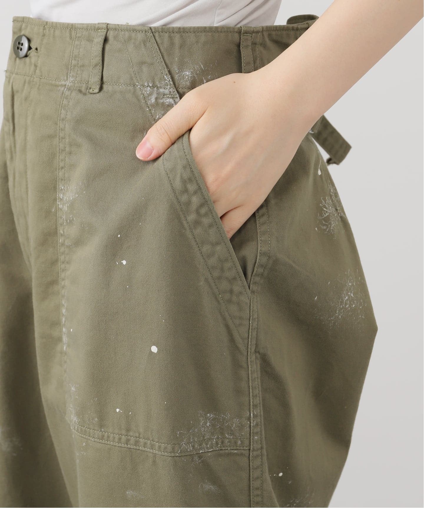 ATTICK BY JOHNBULL/アティック バイ ジョンブル】 MILITARY EASY PANT