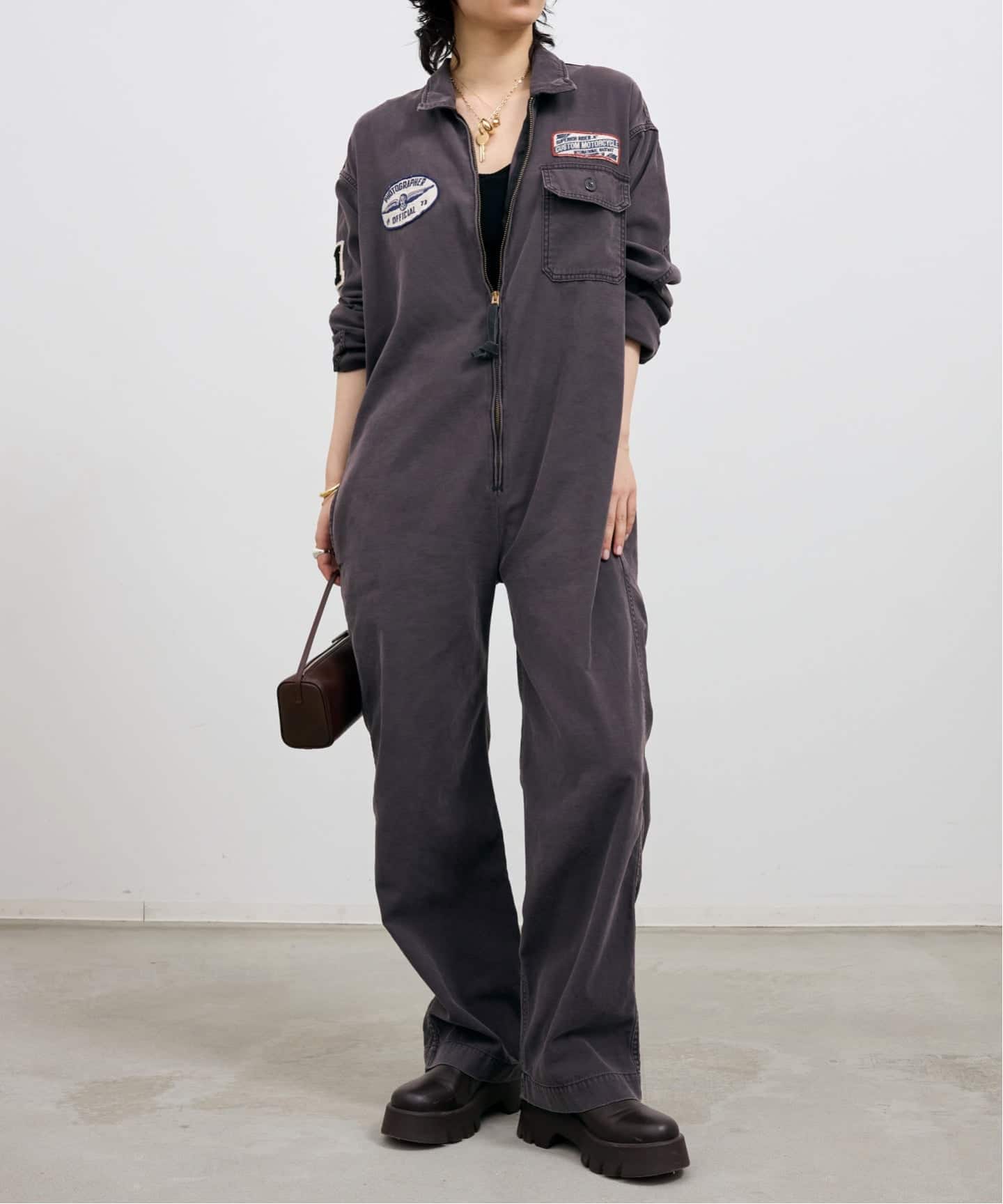 REMI RELIEF/レミ レリーフ】 BIKER ALL IN ONE（つなぎ