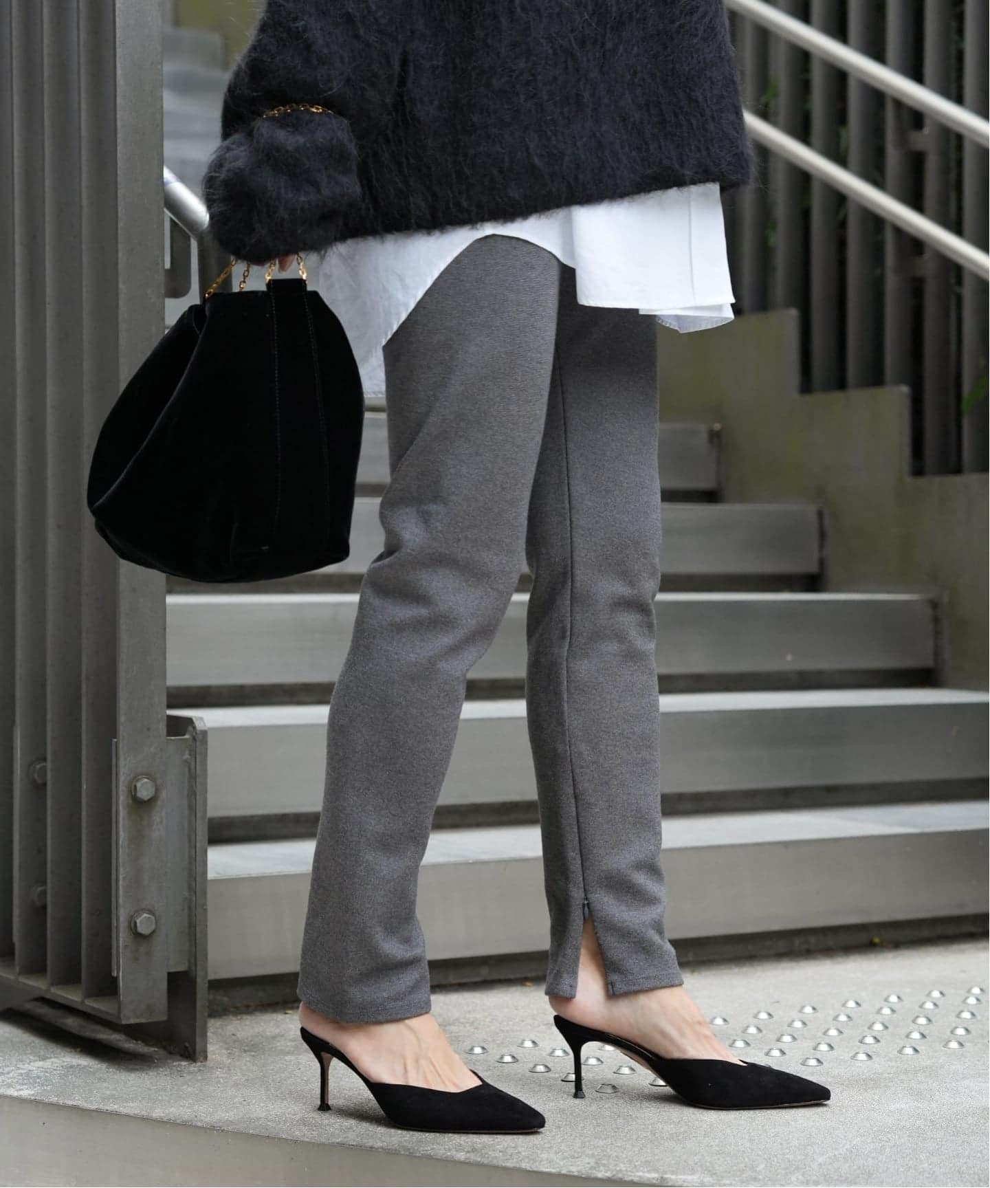 Warm Zip レギンス パンツ（その他パンツ）｜Deuxieme Classe