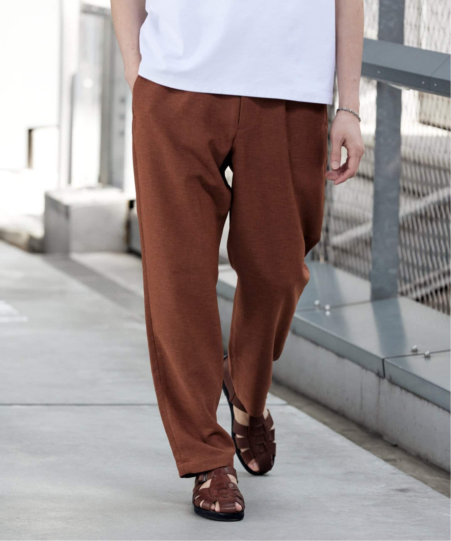 ASAKO ブッチャー 1プリーツスラックス（スラックス）｜JOURNAL