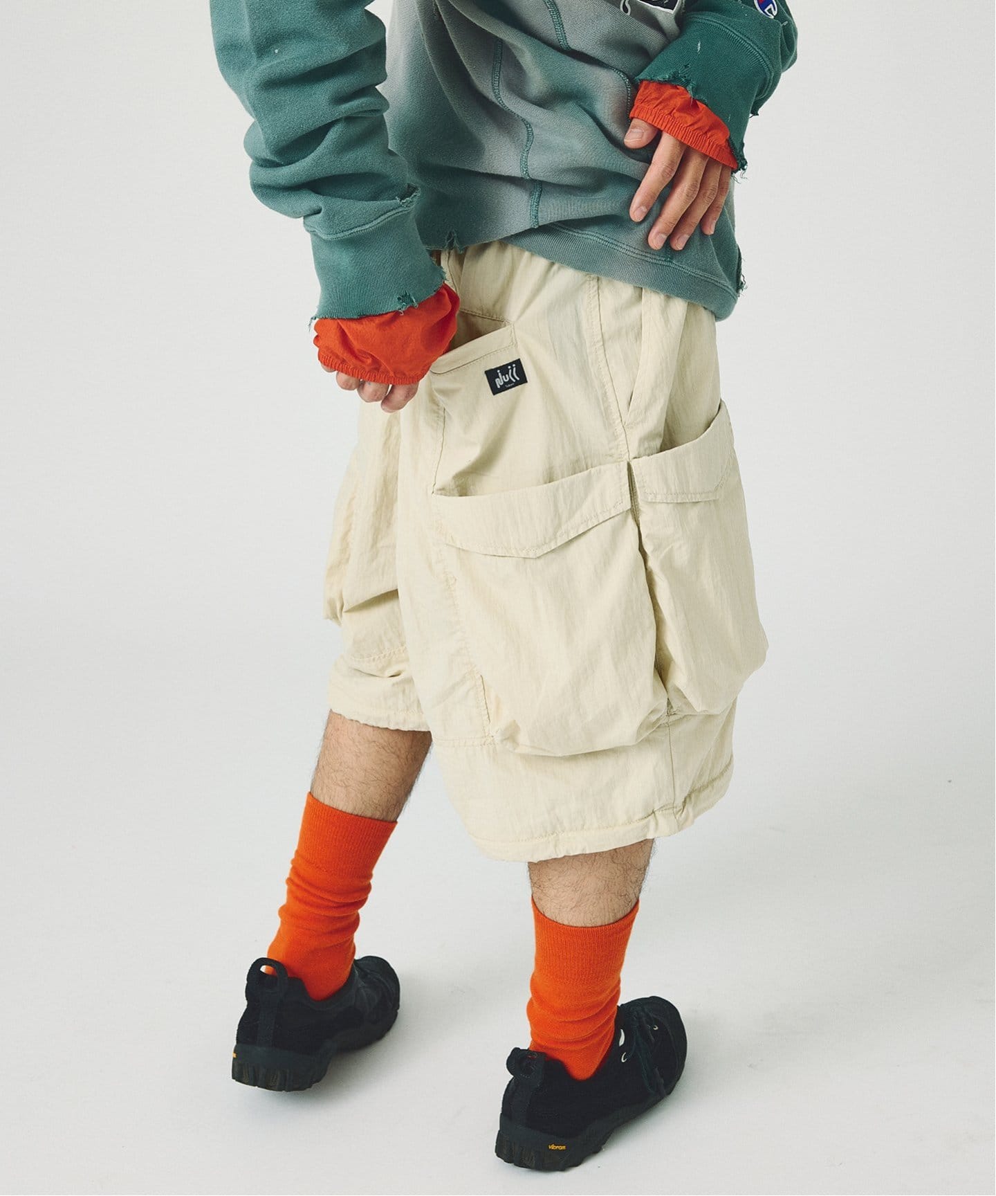 NULL TOKYO / ヌル トウキョウ 別注 コンバーチブル バギー パンツ