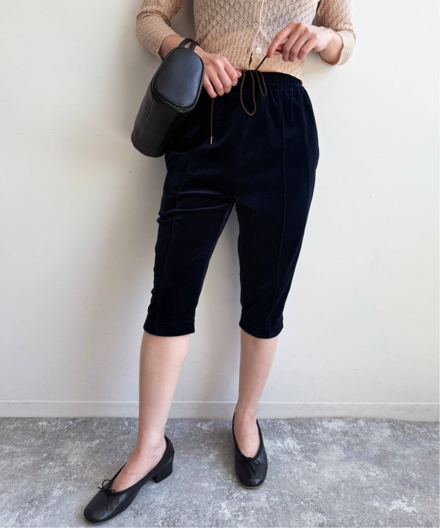 ベロアバイカーパンツ（スラックス）｜EDIT.FOR LULU（エディット