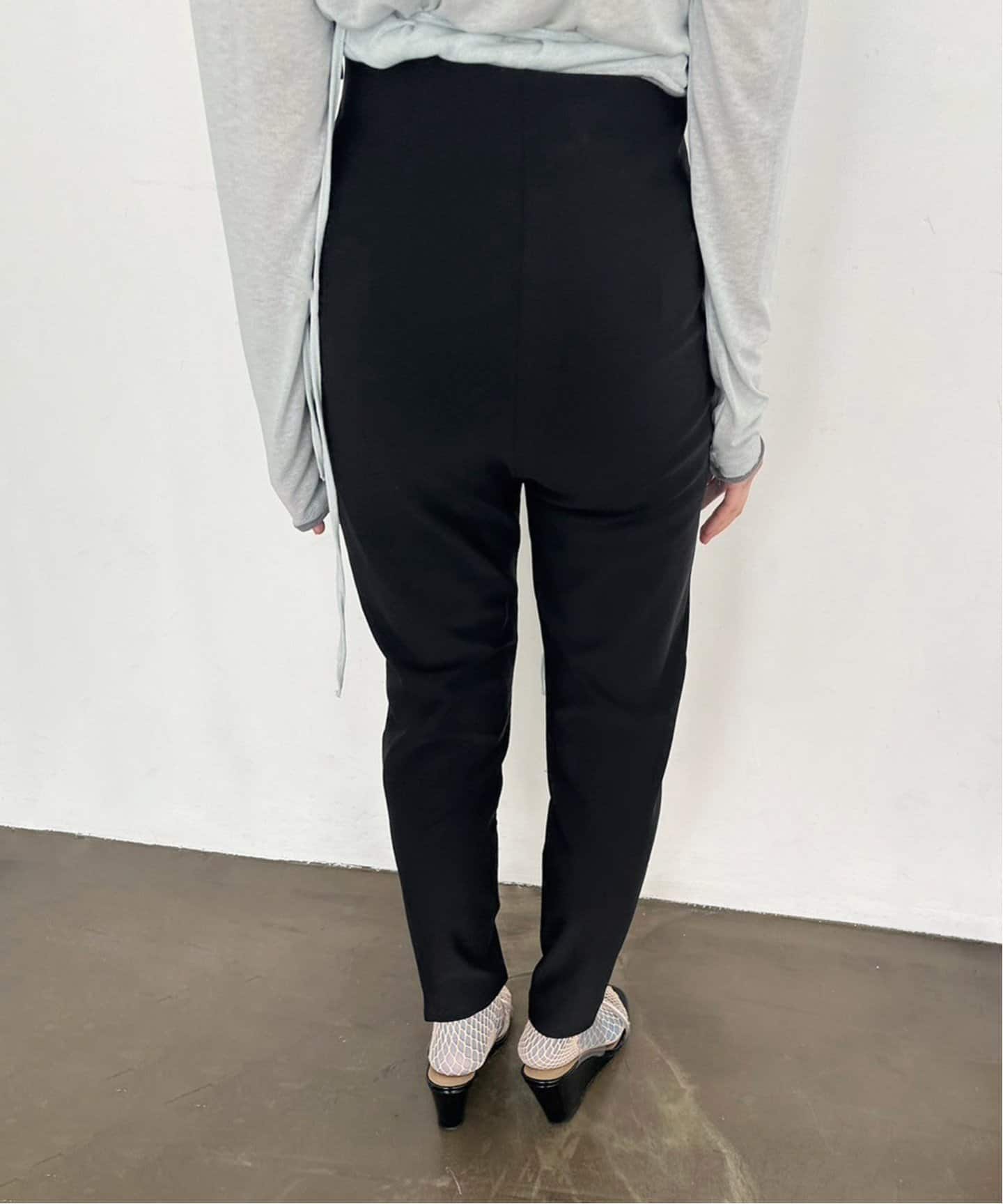 追加3》abc ハイウエスト ストレッチスリムパンツ（スラックス）｜EDIT