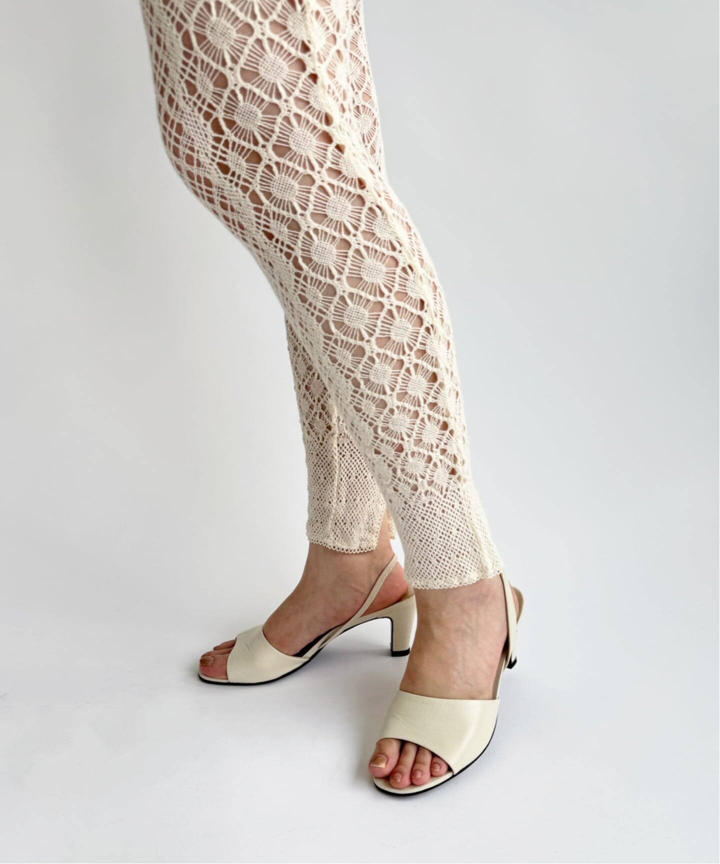 EUCHRONIA/ユークロニア】Stretch lace leggings（レギンス・スパッツ