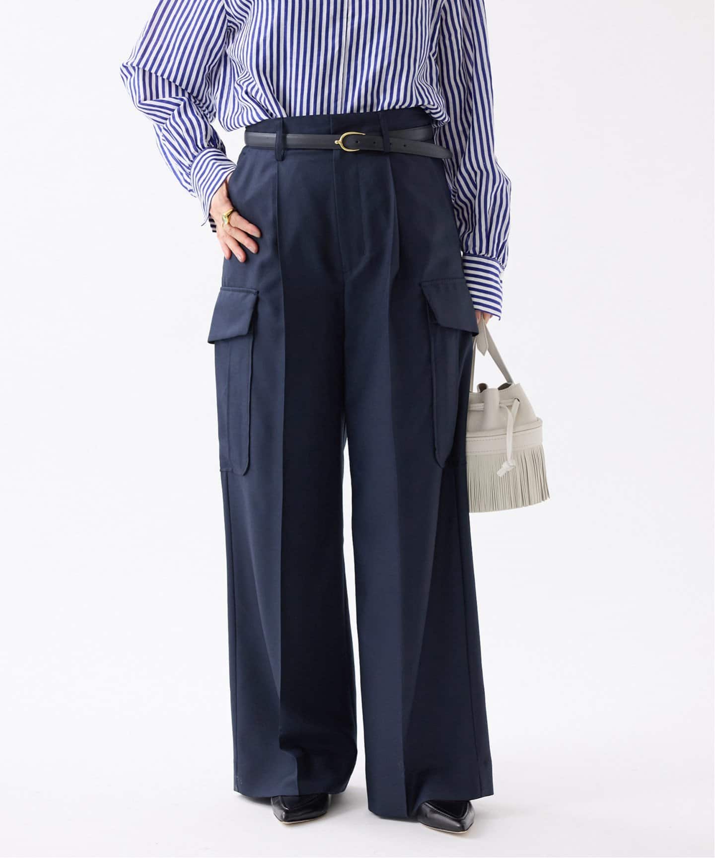 ウォッシャブル カーゴスラックス（カーゴパンツ）｜IENA（イエナ）の