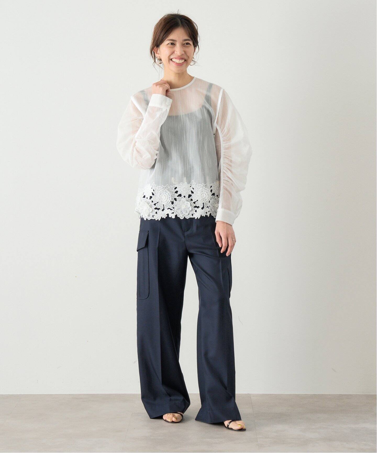 追加》ウォッシャブル カーゴスラックス（カーゴパンツ）｜IENA