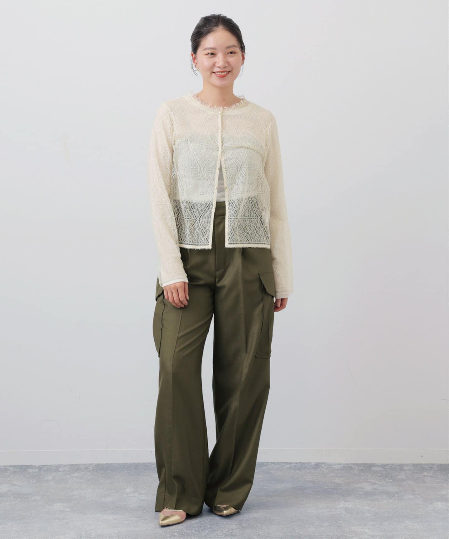 追加2》ウォッシャブル カーゴスラックス（カーゴパンツ）｜IENA