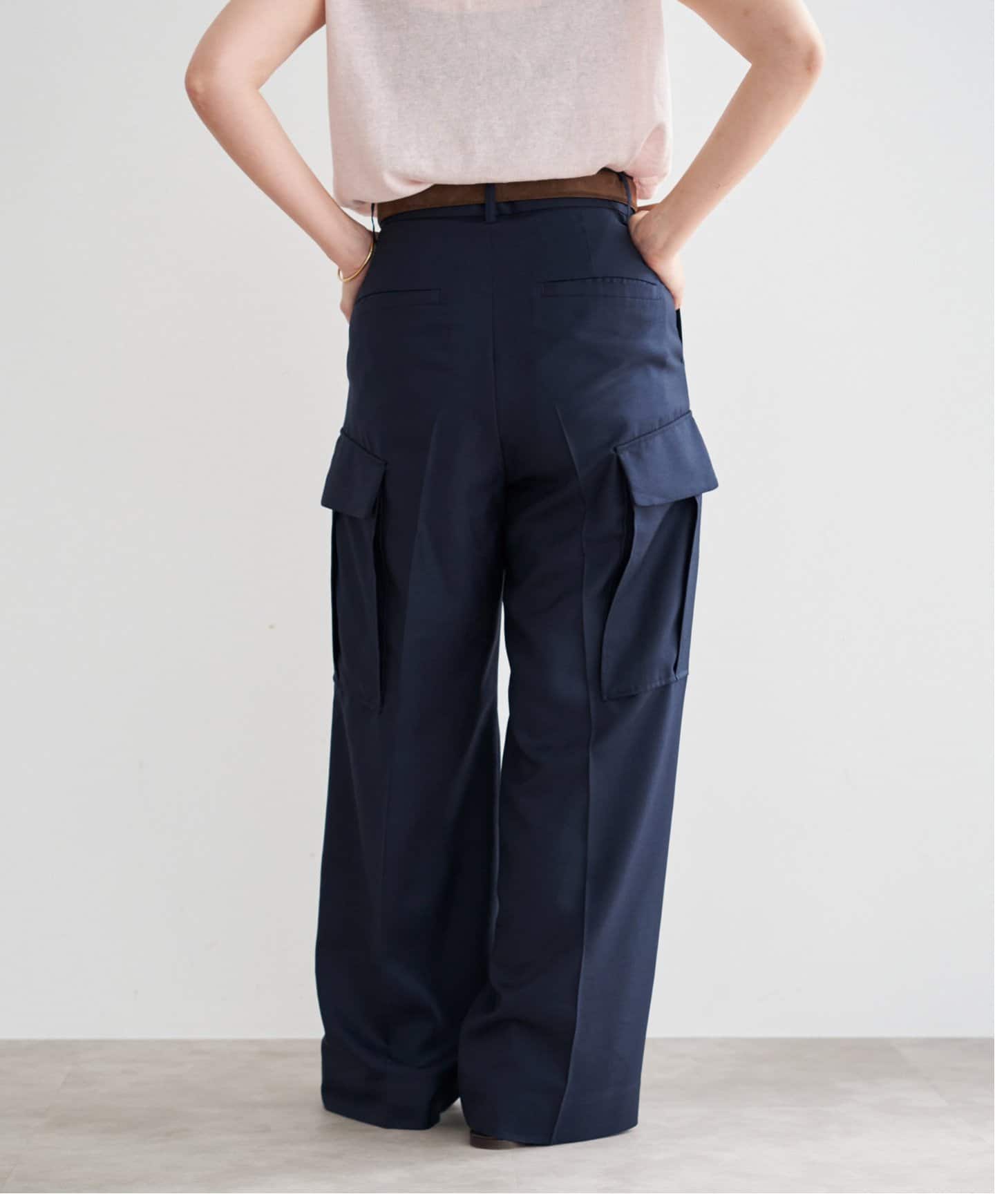 追加2》ウォッシャブル カーゴスラックス（カーゴパンツ）｜IENA